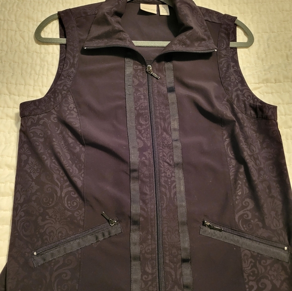 Chicos Zenergy Black Travel Vest - Picture 2 of 4